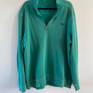 Tommy bahama 1/4 zip sweater size XL